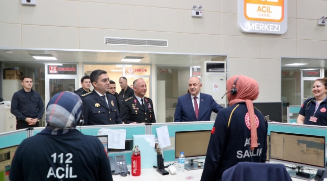 VALİ EROL'DAN KURUMLARA BAYRAM ZİYARETİ