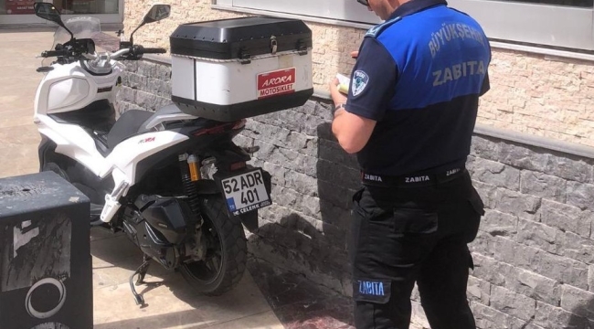 BÜYÜKŞEHİR ZABITASI'NDAN KAPALI CADDE DENETİMİ