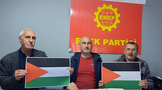 EMEP: "FİLİSTİN'DE SOYKIRIM DEVAM EDİYOR"