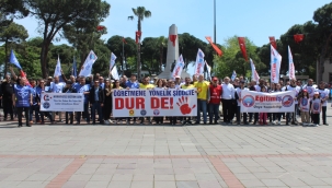 3 EĞİTİM SENDİKASI HAKLI TALEPLERİ İÇİN OMUZ OMUZA