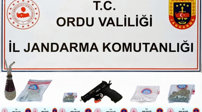 JANDARMADAN ALTINORDU VE PERŞEMBE'DE UYUŞTURUCU OPERASYONU