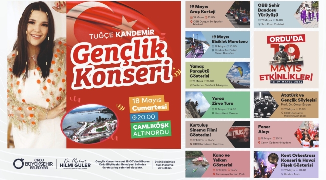 ORDU 2 GÜN BOYUNCA ŞENLENECEK