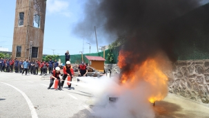 ORDU İTFAİYESİ GELECEĞİN İTFAİYECİLERİNİ YETİŞTİRİYOR