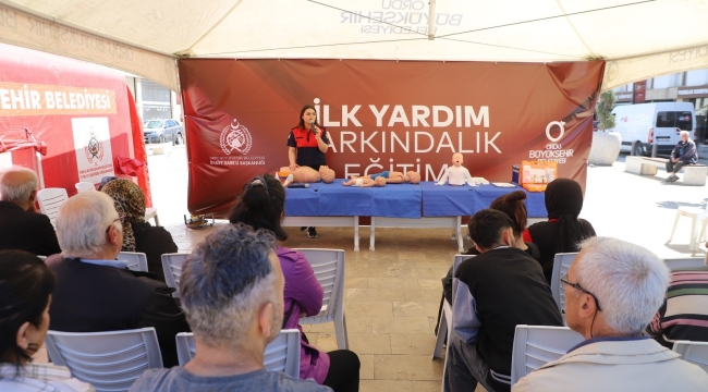 ORDU İTFAİYESİ, HALKA AÇIK İLK YARDIM EĞİTİMLERİ DÜZENLİYOR