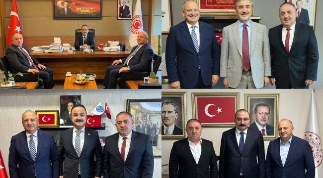 BAŞKAN TAVLI'DAN BAŞKENT TEMASLARI