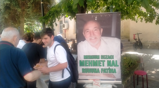 ECZACI MEHMET NAL'IN HAYRINA LOKMA DAĞITILDI