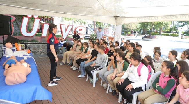 HALKA AÇIK İLK YARDIM EĞİTİMİ ÜNYE'DE