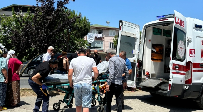 ÜNYE'DE 8 YAŞINDAKİ KIZ ÇOCUĞUNA OTOMOBİL ÇARPTI
