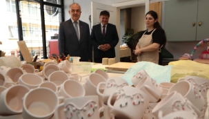 VALİ EROL, EL SANATLARI USTALARINI ZİYARET ETTİ