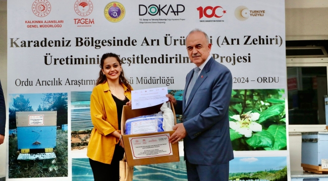 ARI ÜRÜNLERİ ÜRETİMİNİN ÇEŞİTLENDİRİLMESİ PROJESİ TANITILDI