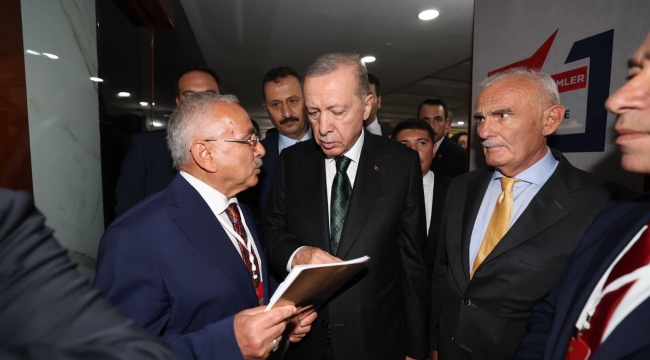 BAŞKAN GÜLER, CUMHURBAŞKANI ERDOĞAN İLE GÖRÜŞTÜ