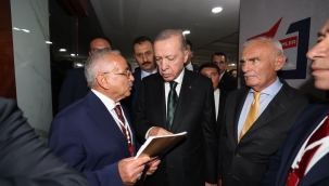 BAŞKAN GÜLER, CUMHURBAŞKANI ERDOĞAN İLE GÖRÜŞTÜ