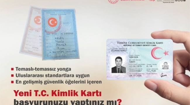 ESKİ KİMLİKLERDE SON TARİH 31 ARALIK