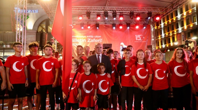 ORDU, 15 TEMMUZ DEMOKRASİ VE MİLLİ BİRLİK GÜNÜ İÇİN ALANA İNDİ