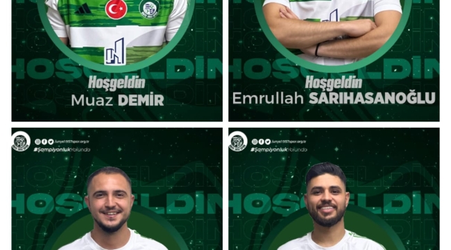 ÜNYE 1957 SPOR BOMBA TRANSFERLERE DEVAM EDİYOR