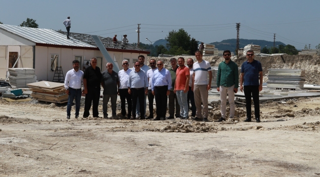 ÜNYE- AKKUŞ-NİKSAR KARAYOLUN'DA ÇALIŞMALAR DEVAM EDİYOR