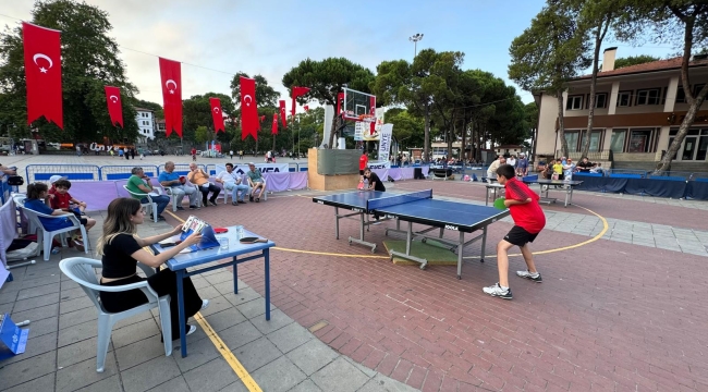 ÜNYE BELEDİYESİ'NDEN MASA TENİSİ TURNUVASI