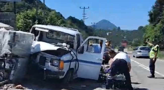 ÜNYE ÇATALPINAR MAHALLESİ'NDE KAZA