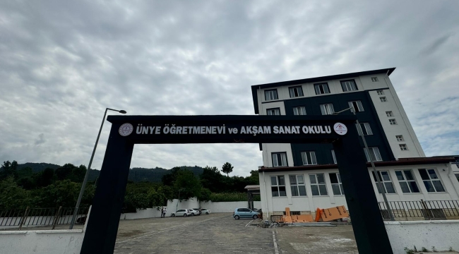 ÜNYE ÖĞRETMENEVİ YENİ YERİNDE