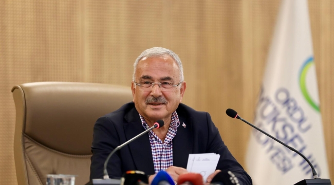 BAŞKAN GÜLER: "ORDU ÇITAYI YÜKSELTİYOR"