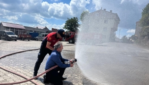 GÖNÜLLÜ İTFAİYECİLER YETİŞİYOR