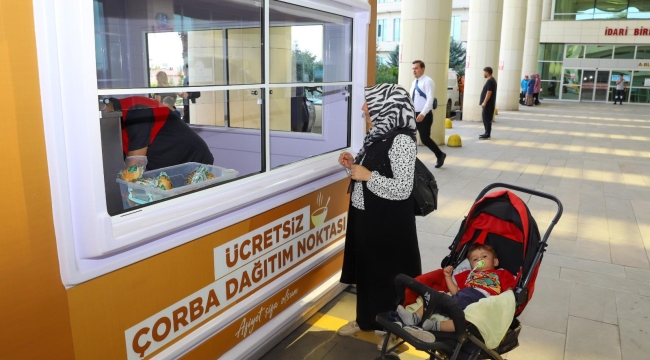 HASTANELERDE ÇORBA İKRAMI BAŞLADI