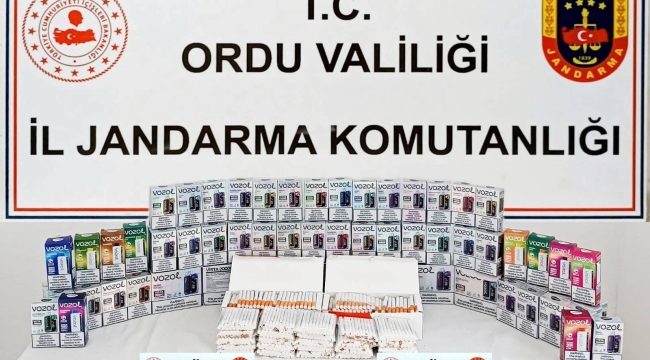 JANDARMADAN ALTINORDU'DA KAÇAKÇILIK OPERASYONU