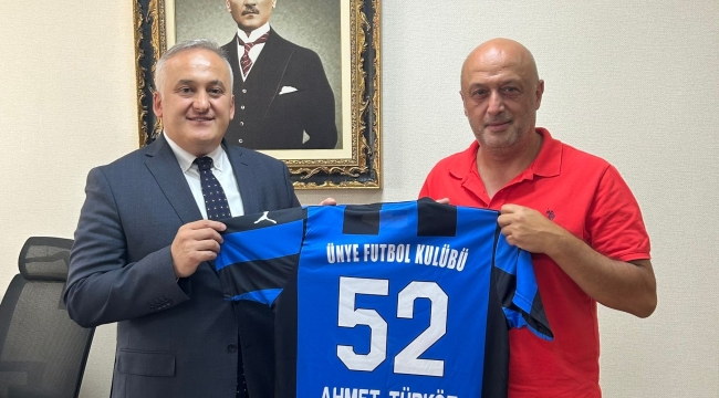 ÜNYE FUTBOL KULÜBÜ'NDEN TÜRKÖZ'E ZİYARET
