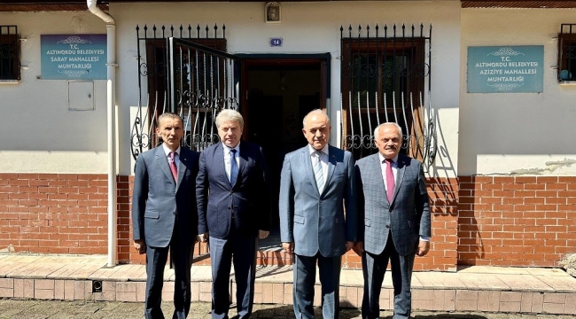 VALİ EROL, MUHTAR ZİYARETLERİNİ SÜRDÜRÜYOR