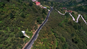 AKKUŞ KIZILELMA'DA ASFALT MUTLULUĞU