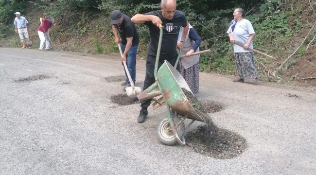 AKKUŞ'TA ÇUKUR DODURMA EYLEMİ!