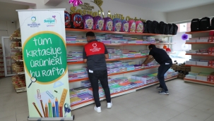 BÜYÜKŞEHİRDEN ÖĞRENCİLERE KIRTASİYE DESTEĞİ