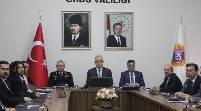 EYLÜL AYI İL GÜVENLİK VE ASAYİŞ KOORDİNASYON TOPLANTISI YAPILDI