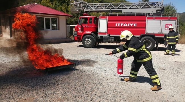 ORDU'DA GÖNÜLLÜ İTFAİYECİLİĞE TALEP ARTIYOR