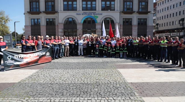 ORDU'DA İTFAİYE HAFTASI COŞKUYLA KUTLANIYOR