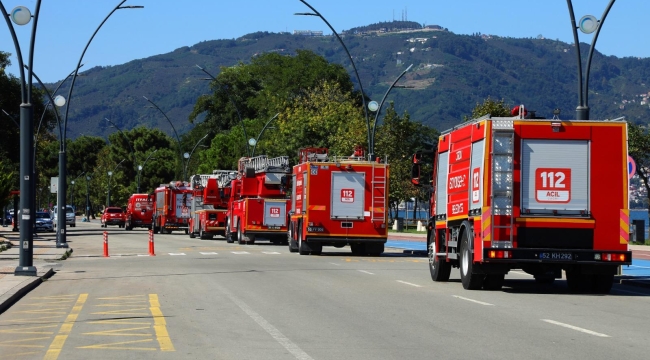 ORDU'DA İTFAİYE HAFTASI DOLU DOLU KUTLANACAK