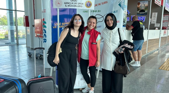 ORDU'DA ÜNİVERSİTE ÖĞRENCİLERİNE SICAK KARŞILAMA