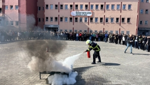 ORDU İTFAİYESİ YANGINA KARŞI BİLİNÇLİ NESİLLER YETİŞTİRİYOR