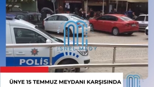 ÜNYE'DE BIÇAKLAMA OLAYI