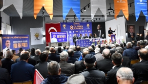 AK PARTİ AKKUŞ'TA DEMİR İLE YOLA DEVAM