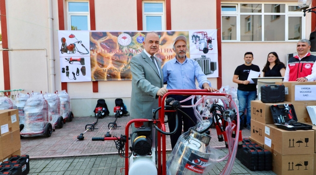 BOLAMAN HAVZASI PROJESİ KAPSAMINDA ÜRETİCİLERE MAKİNE-EKİPMAN DESTEĞİ