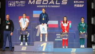 BÜYÜKŞEHRİN MİLLİ BOKSÖR'Ü GAMZE SOĞUKSU AVRUPA İKİNCİSİ OLDU