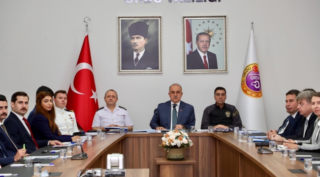 EKİM AYI İL GÜVENLİK ASAYİŞ ve KOORDİNASYON TOPLANTISI YAPILDI