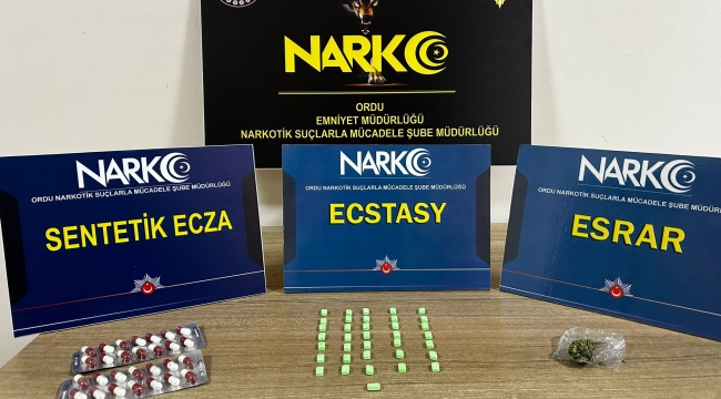 ORDU'DA NARKOTİK SUÇLARDAN 26 GÖZALTI