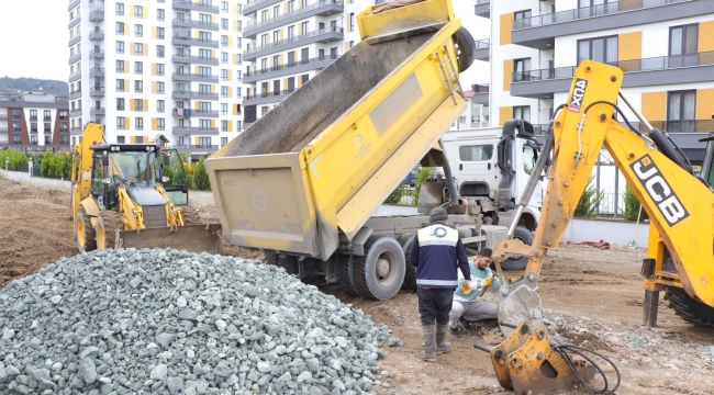 ORDU ŞEHİR HASTANESİNİN YOLU YAPILIYOR