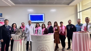 ÜNYE DEVLET HASTANESİ'NDE "MEME KANSERİ FARKINDALIK AYI" ETKİNLİKLERİ