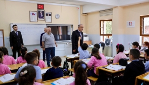 VALİ EROL, GÜZELORDU MELİHA-LÜTFÜ TÜRKMEN İLKOKULU'NU ZİYARET ETTİ