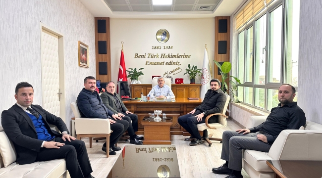 BAŞKAN ALPARSLAN'DAN BAŞHEKİM DÜNDAR'A ZİYARET