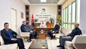 BAŞKAN ALPARSLAN'DAN BAŞHEKİM DÜNDAR'A ZİYARET