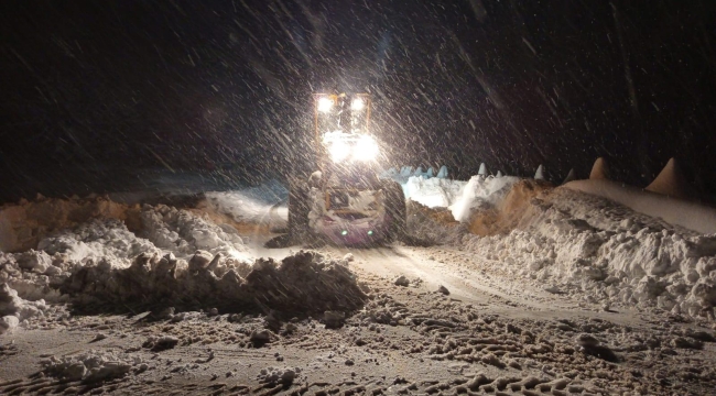 BİR GÜNDE 1400 KM YOL ULAŞIMA AÇILDI